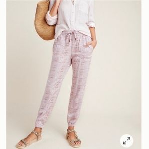 Anthropologie pink pants, size small